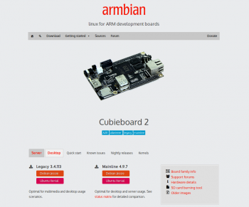 Armbian pod CB2