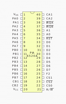 PIA - 6520 - Peripheral Interface Adapter