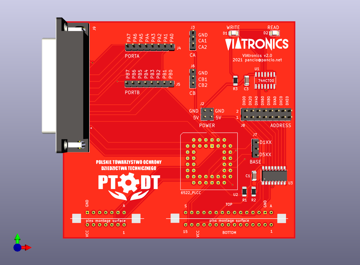 VIAtronics CART/ECI VERTICAL board