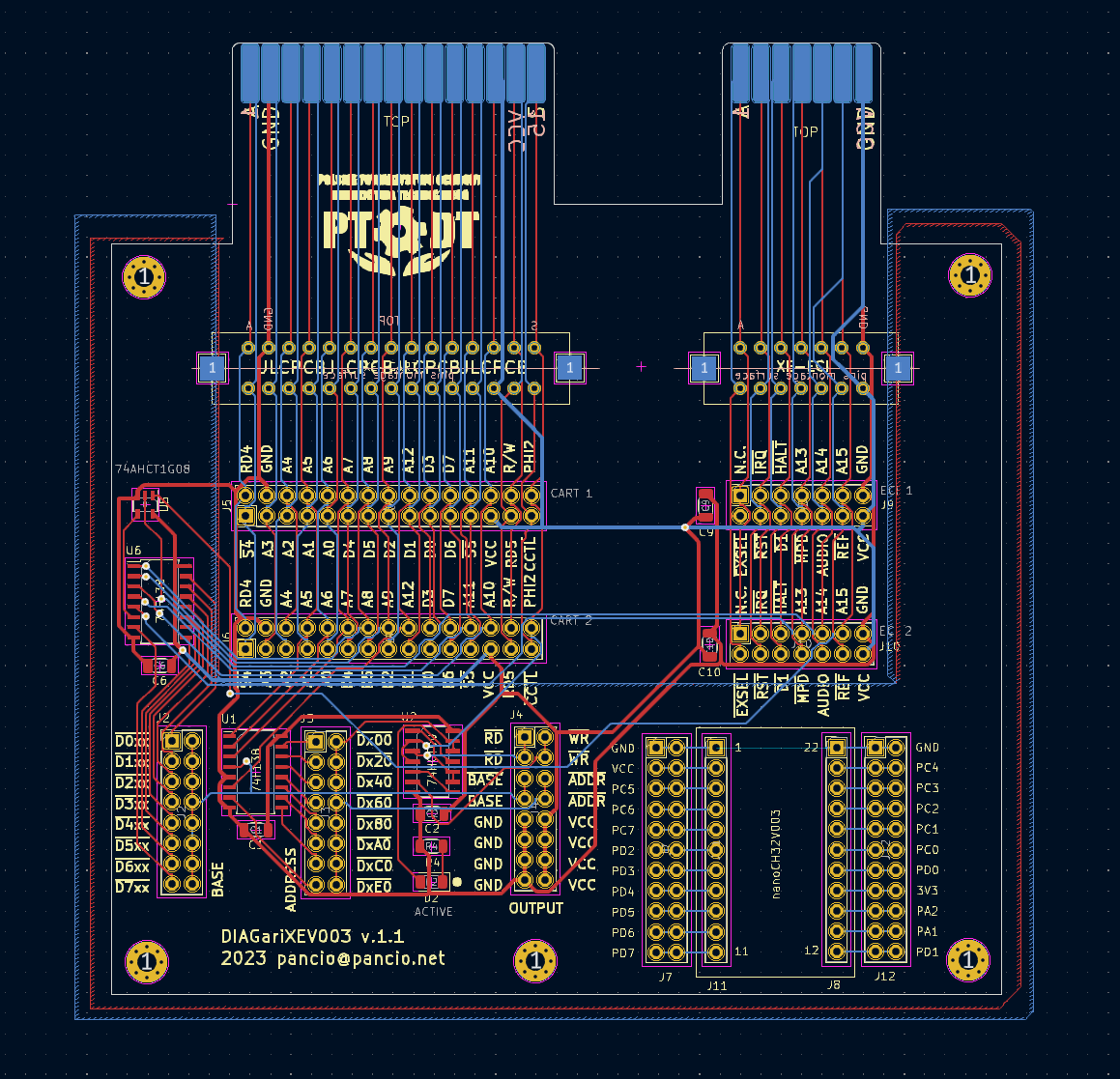 DIAGariXEV003 PCBv1.1