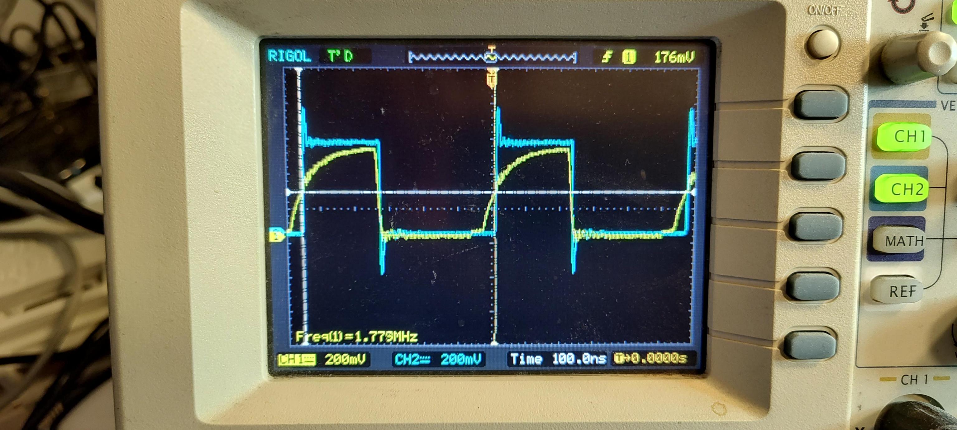 PHI2 buffered vs. original